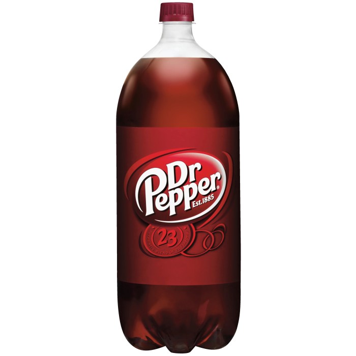 2 liter dr pepper nutrition facts