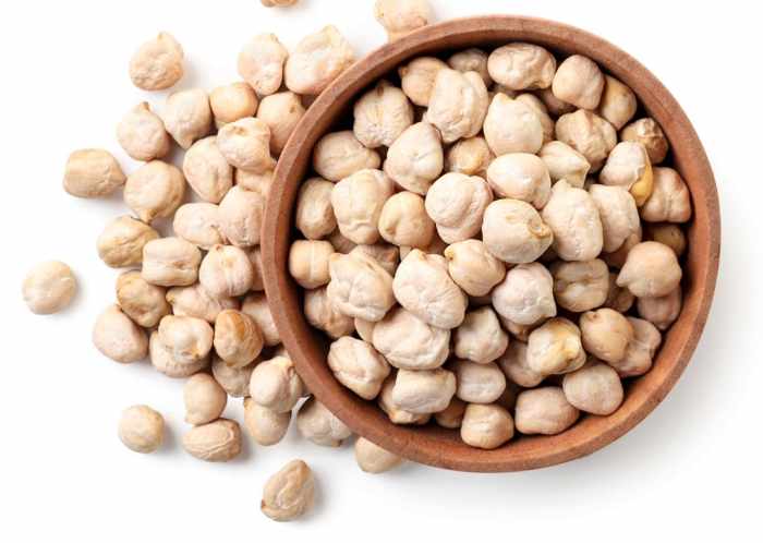 Chickpeas nutrition facts 100g