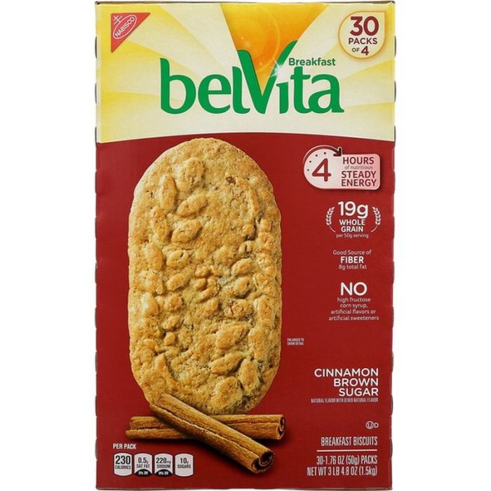 Belvita cinnamon brown sugar nutrition facts