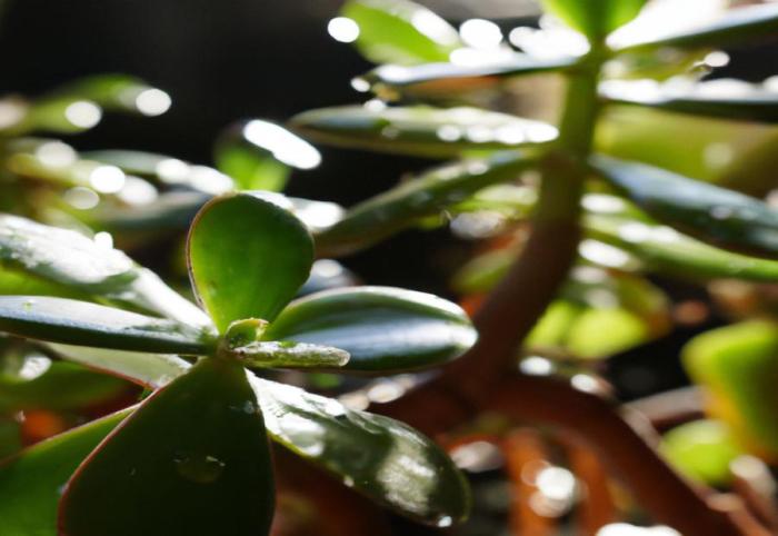 How much water to give a jade plant